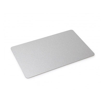 Silver Metallic Plastic Cards - 100
