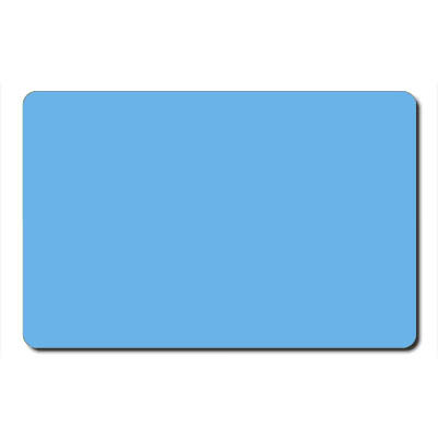Pale Blue Plastic Cards - 100